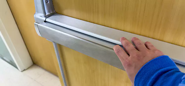 Installing a Push Bar on a Door Twinsburg